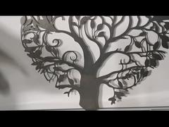 2 میلی متر انتزاعی کورتن تزئینات باغ زیور آلات هنر فلزی ضد زنگ