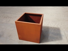 گلدان گلدان باغچه در فضای باز سفارشی فلزی بزرگ