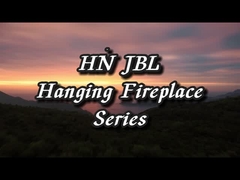 23.6 اینچ آتش سوزی چوبی ISO9001 آویزان چوبی آتش سوزی آتش سوزی آویزان