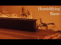 شومینه دود الکتریکی با صدای روشن - شومینه بخار آب واقعی و آب امن