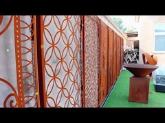 پانل های سوراخ شده کورتن پولیش شده تزئینات ضخامت سفارشی