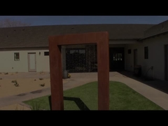 حوضچه کورتن فولاد آبشار تیغه آبشار فضای شخصی سازی قابل تنظیم